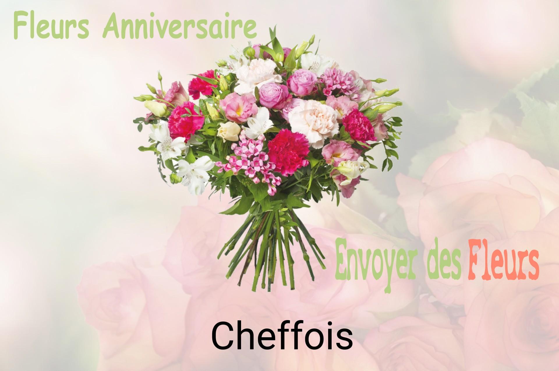 Bouquet de fleurs d’anniversaire livré à Cheffois